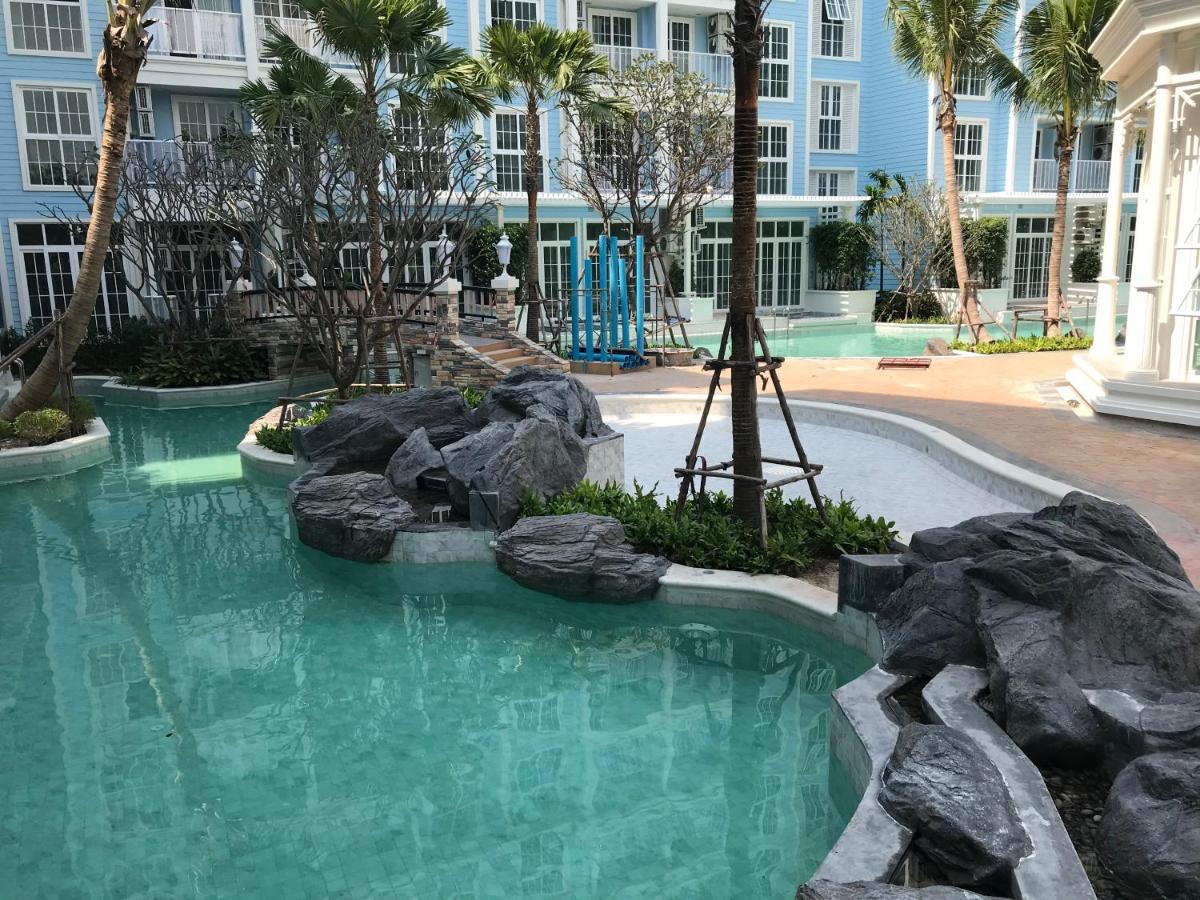 Grand Florida芭提雅带免费游泳池温泉和健身房和办公区水上花园公寓e208 Na Chom Thian Exterior photo